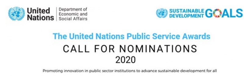 Abierta la convocatoria para presentar candidaturas a los Premios de las Naciones Unidas al Servicio PÃºblico 2020 (UNPSA)